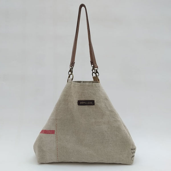 Bolso de lino con asas para colgar Altea Bolso de lino con asas para colgar Altea
