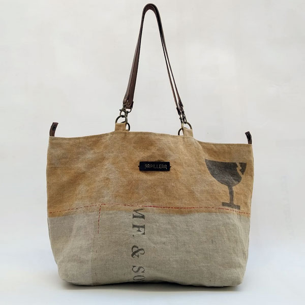 Bolso de lino modelo Cava Bolso de lino modelo Cava