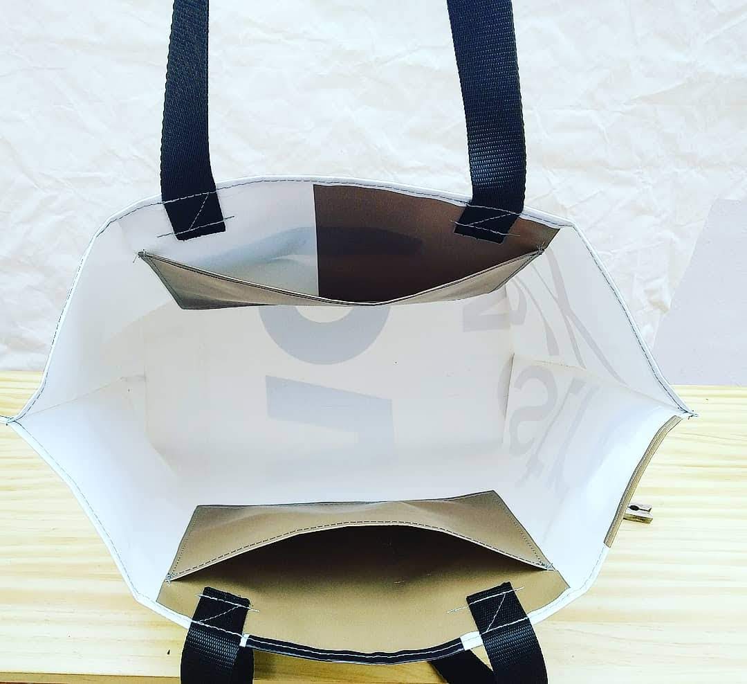 bolso lona interior