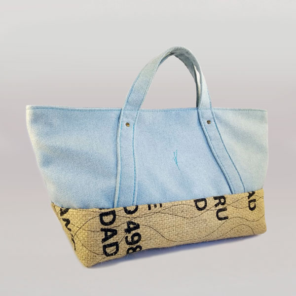 Bolso Slowly Light Blue detrás Bolso Slowly Light Blue detrás